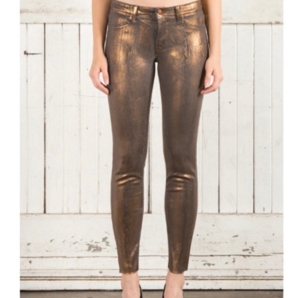 Fidelity Copper Coated Stretch Denim, Prototype, NWT